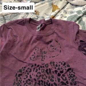 Purple Graphic T-Shirt - Small